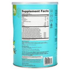 Рослинний протеїн, органік, солодка ваніль, смак Four Sigmatic Plant-Based Protein, 600 г