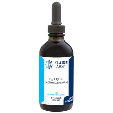 Вітамін B12 метилкобаламін 5000 мкг рідкий, B12 liquid Klaire Labs, 120 мл