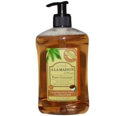 Рідке мило для тіла та рук A La Maison de Provence Hand & Body Liquid Soap, кокос, 500 мл.