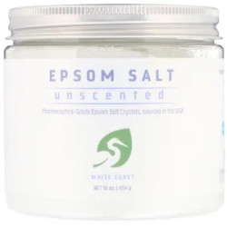 Английская соль без запаха, Epsom Salt White Egret Personal Care, 454 г