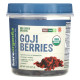 Ягоди годжі, Sun-Dried Organic Goji Berries, BareOrganics, органік, сушені на сонці, 227 г