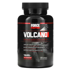 Бустер оксиду азоту, Force Factor Volcano Explosive Nitric Oxide Booster, 120 капсул