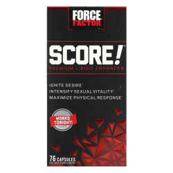 Повышение либидо, Force Factor Score Premium Libido Enhancer, 76 капсул