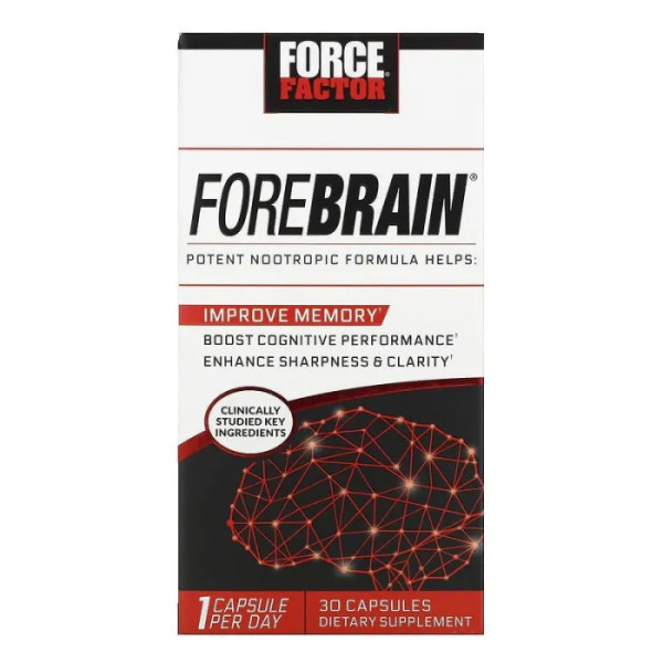 Поліпшення пам'яті, Forebrain, Force Factor, 30 капсул
