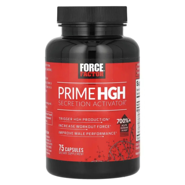 Активатор секреції гормону росту, Prime HGH Secretion Activator, Force Factor, 75 капсул