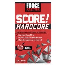 Підвищення лібідо та продуктивності, Force Factor Score Hardcore, 120 таблеток
