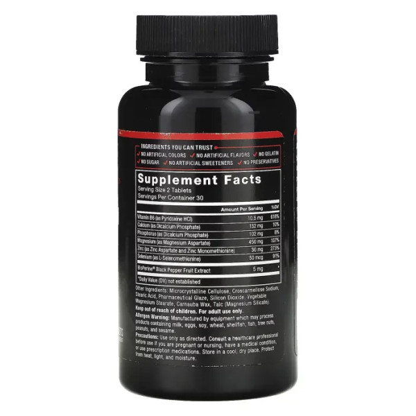 Цинк та магній аспартат, Zinc Magnesium Aspartate, Force Factor, Fundamentals, 60 таблеток