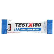 Force Factor Pre Workout Test X180, передтренувальний комплекс стик, смак блакитна малина 1 стик 14 г