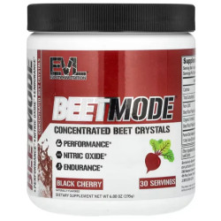 Буряк концентровані кристали, EVLution Nutrition Concentrated Beet Crystal, смак чорна вишня, 195 г