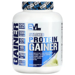 Гейнер протеїн, EVLution Nutrition Stacked Protein Gainer, смак ванільне морозиво 2720 г