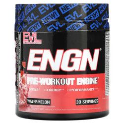 Предтренировочный комплекс, EVLution Nutrition Pre-Workout Engine ENGN, вкус арбуз, 279 г
