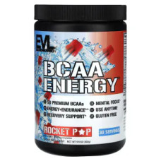 Аминокислоты BCAA, BCAA Energy EVLution Nutrition, вкус Rocket Pop, 282 г