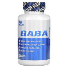 ГАМК 600 мг, GABA EVLution Nutrition, 60 растительных капсул