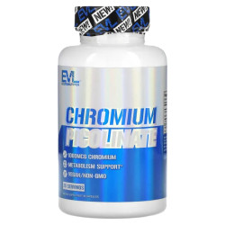 Хром пиколинат 1000 мкг, Chromium Picolinate EVLution Nutrition, 30 капсул