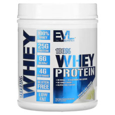 Сироватковий протеїн, ванільне морозиво, EVLution Nutrition 100% Whey Protein, 454 г