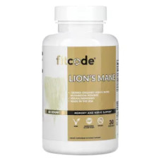 Їжачок гребінчастий 1000 мг, Lion's Mane fitcode, 60 рослинних капсул
