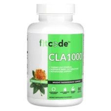 Кон'югована лінолева кислота 1000 мг, CLA1000 fitcode, 90 гелевих капсул