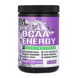 BCAA с электролитами, EVLution Nutrition BCAA Energy Plus Electrolytes, вкус виноград 345 г