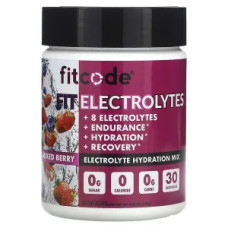 Електроліти для гідратації, Electrolyte Hydration Mix fitcode, смак ягідне асорті, 114 г