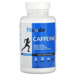 Кофеїн 200 мг, Caffeine fitcode, 100 таблеток