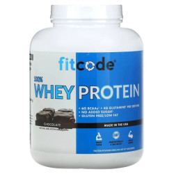 Сывороточный протеин, fitcode 100% Whey Protein, вкус шоколад 2268 г