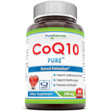 Коензим Q10 200 мг, CoQ10 Pure Naturals, 60 гелевих капсул