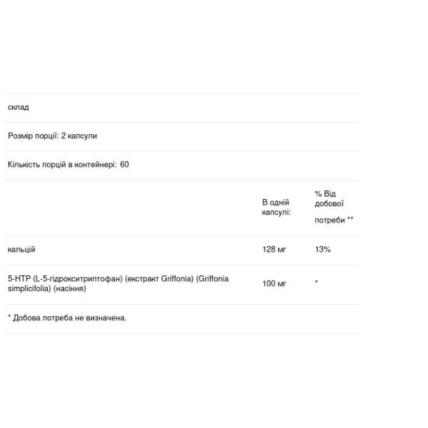 5-HTP (L-5-гідрокситриптофан), 5-HTP, Pure Naturals, 100 мг, 120 капсул