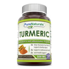 Куркума 500 мг, Turmeric Pure Naturals, 120 капсул