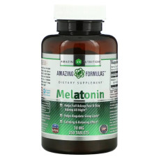 Мелатонін 10 мг, Amazing Nutrition Melatonin, 250 таблеток