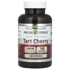 Терпка вишня 7000 мг, Amazing Nutrition Tart Cherry, 200 капсул (3500 мг на капсулу)