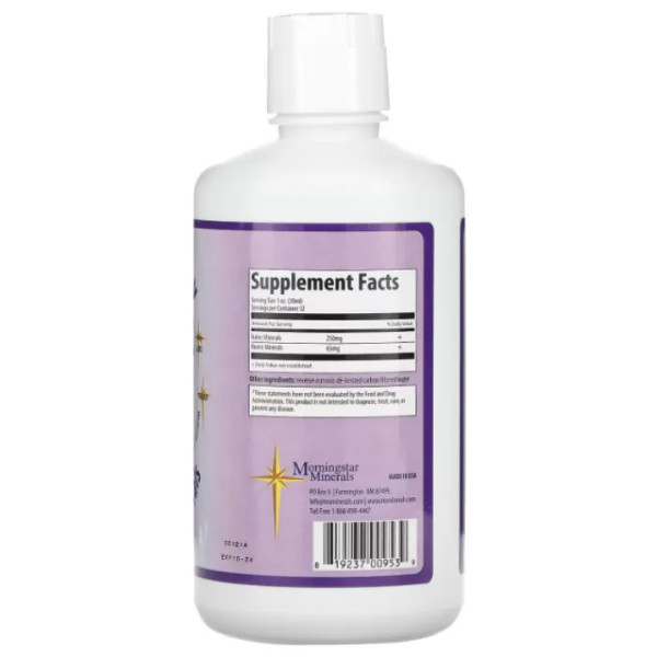 Фульвові гумінові мінерали, Fulvic \/ Humic Minerals, Morningstar Minerals, 946 мл