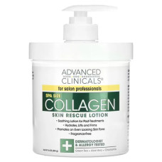 Лосьйон з колагеном без ароматизаторів, Collagen Skin Rescue Lotion Advanced Clinicals, 454 мл