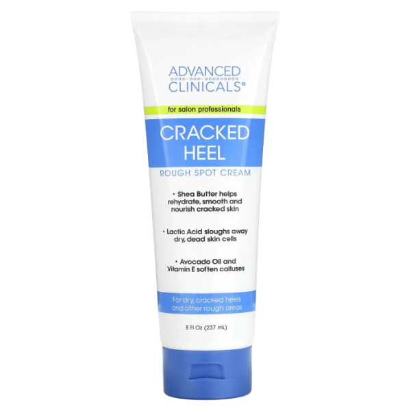 Крем для п'ят, Rough Spot Cream, Advanced Clinicals, Cracked Heel, 237 мл
