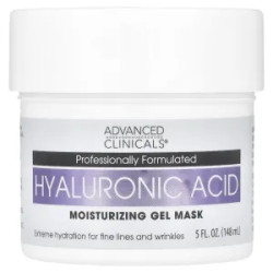 Гель маска з гіалуроновою кислотою зволожуюча, Advanced Clinicals Moisturizing Gel Beauty Mask, 148 мл