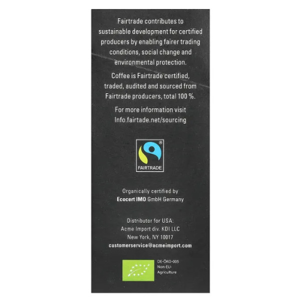 Кава розчинна, органічна, Fairtrade, Mount Hagen, 25 порційних стиків, 50 г