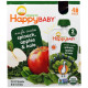 Дитяче пюре зі шпинатом, яблуком і до капустою, Baby Food, Nurture Inc. (Happy Baby), 2 етап, органік, 4 пакети по 113 г