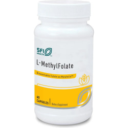 L-метилфолат 1000 мкг, Klaire Labs L-Methylfolate, высокая биодоступность, гипоаллергенный, 60 капсул