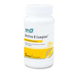 В-комплекс, Klaire Labs Active B Complex, 60 капсул