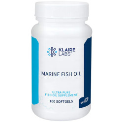 Риб'ячий жир морський, Marine Fish Oil Klaire Labs, 100 гелевих капсул