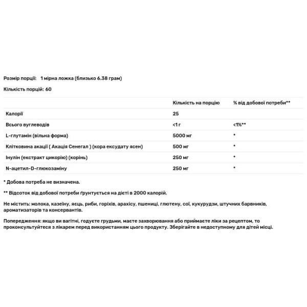 Пребіотична формула з глютаміном та клітковиною, Gastrothera, Klaire Labs, для шлунково-кишкового тракту та імунітету, порошок, 383 г