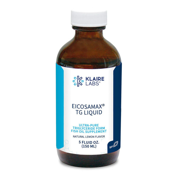 Риб'ячий жир, Eicosamax TG Fish Oil, Klaire Labs, рідина, лимонний смак, 150 мл