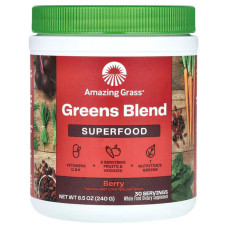 Суперфуд, смак ягід, Amazing Grass Green Superfood, 240 г