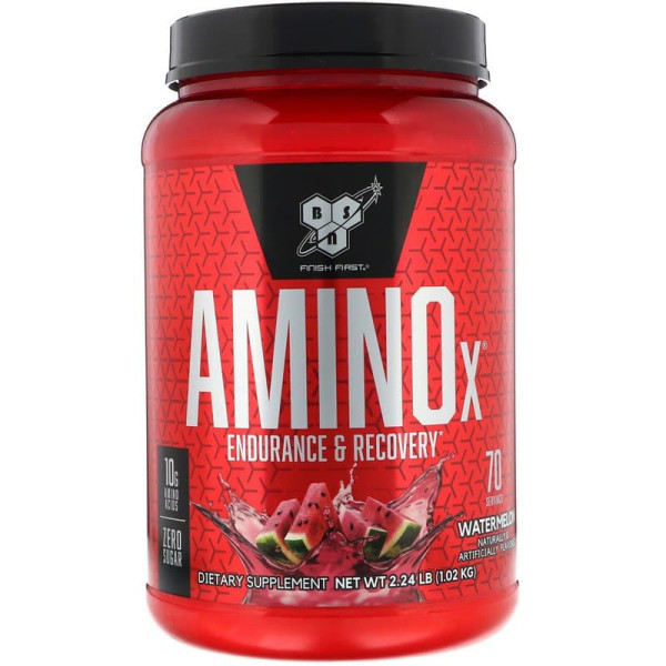 Амінокислоти та ВСАА, Amino X, BSN, витривалість та відновлення, кавун, 1,02 кг.