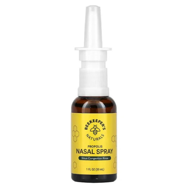 Спрей назальний з прополісом, Propolis Nasal Spray, Beekeeper's Naturals, 30 мл