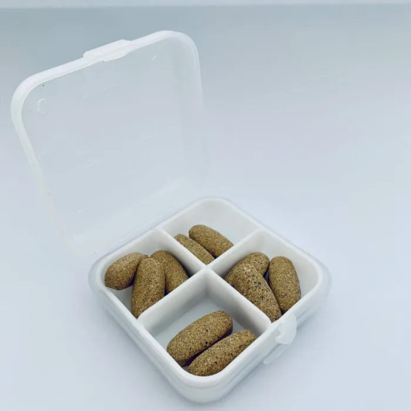 Органайзер для вітамінів білий, Pill Box, 1 шт