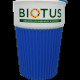 Фірмова керамічна чашка Biotus, синя, 1 шт