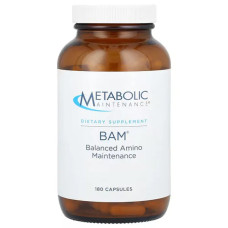 Комплекс амінокислот, Metabolic Maintenance BAM, 180 капсул