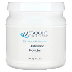 L-глютамін, порошок, Metabolic Maintenance L-Glutamine Powder, 0,5 кг