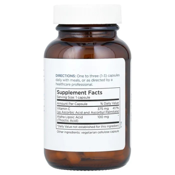 Альфа-ліпоєва кислота, Alpha Lipoic Acid, Metabolic Maintenance, 100 мг, 90 капсул