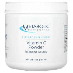 Витамин C, порошок, Metabolic Maintenance Vitamin C Powder, 456 г